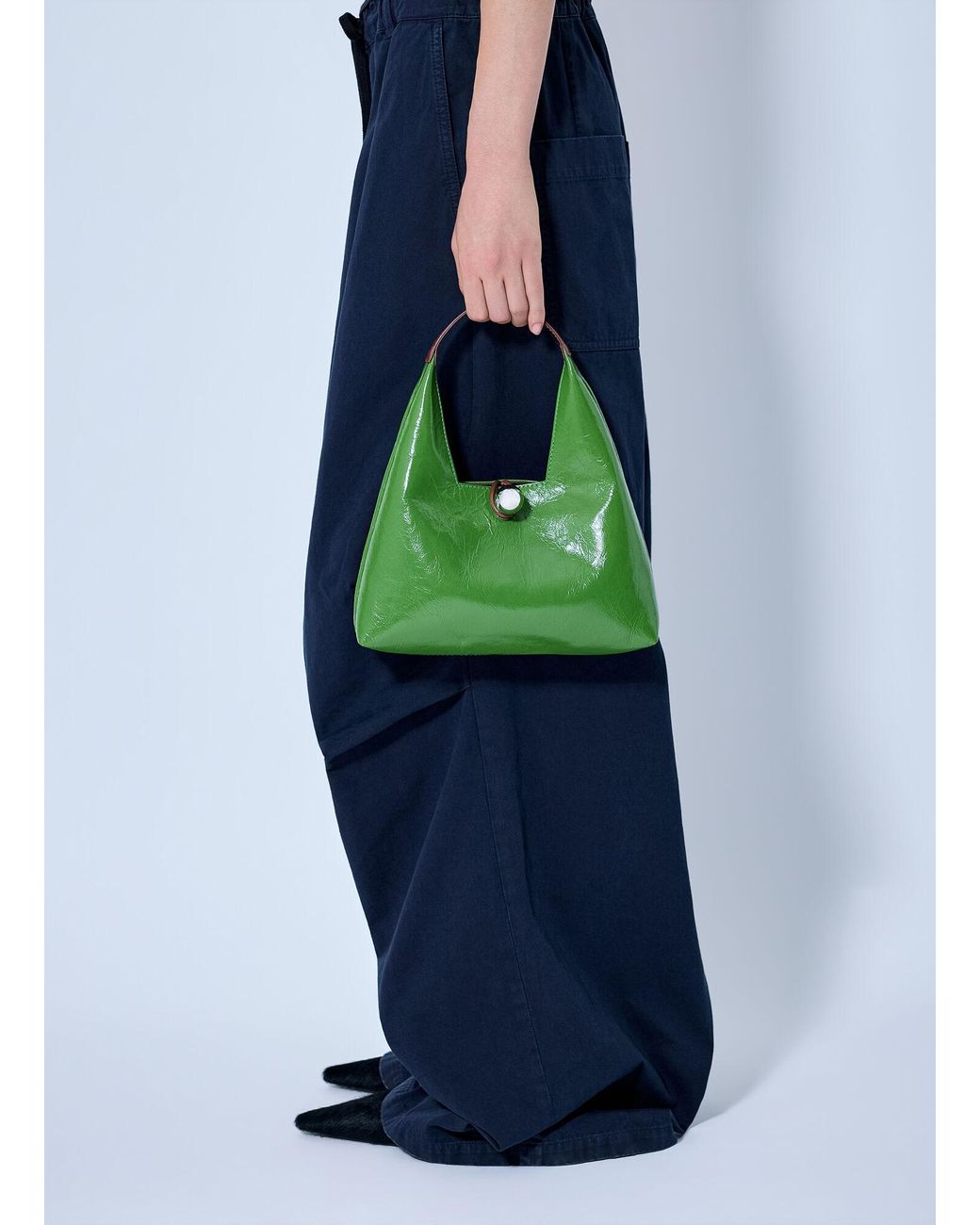 Marni Green Trapeze Mini Handbag