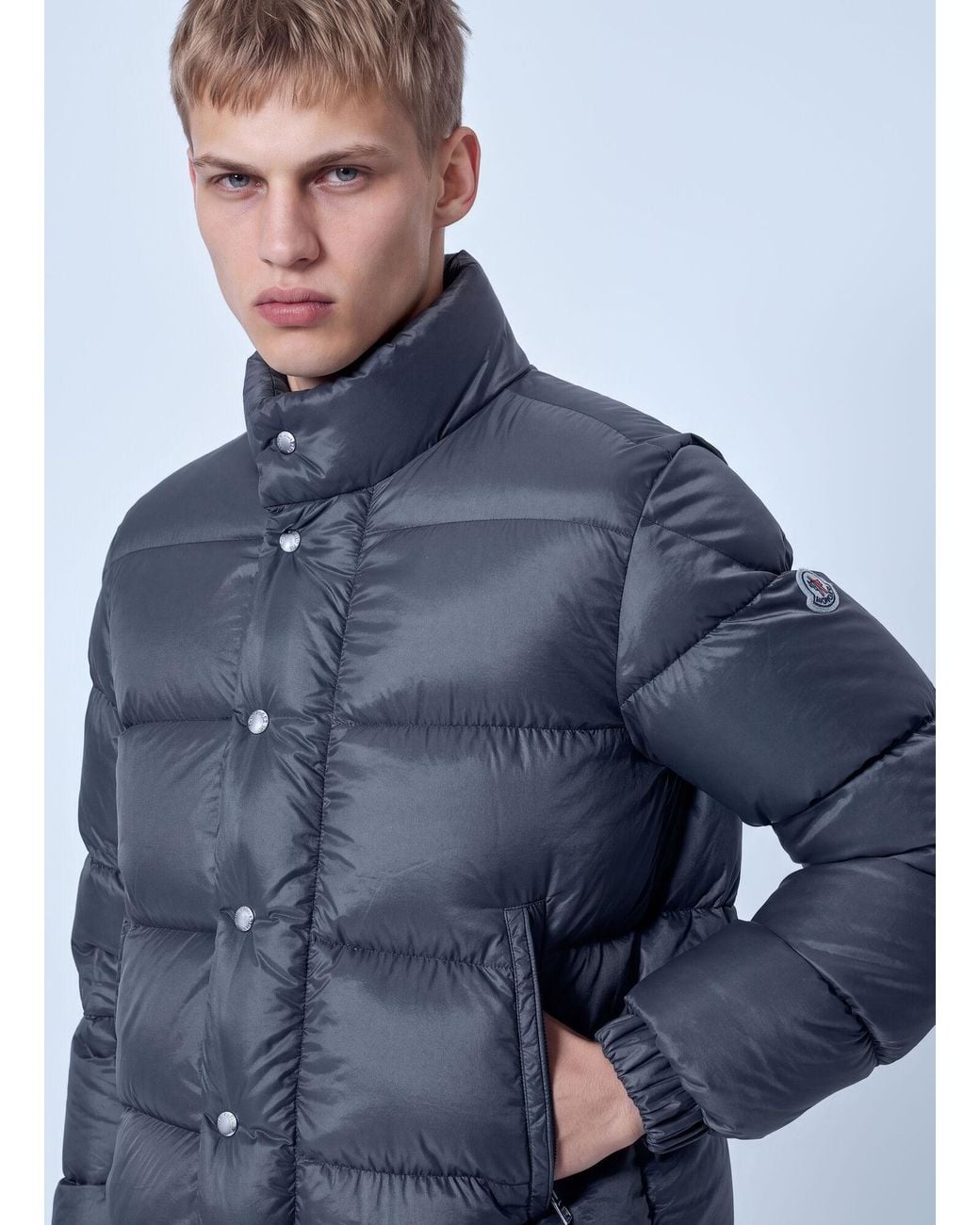 Moncler Blue Pesio Down Jacket for men