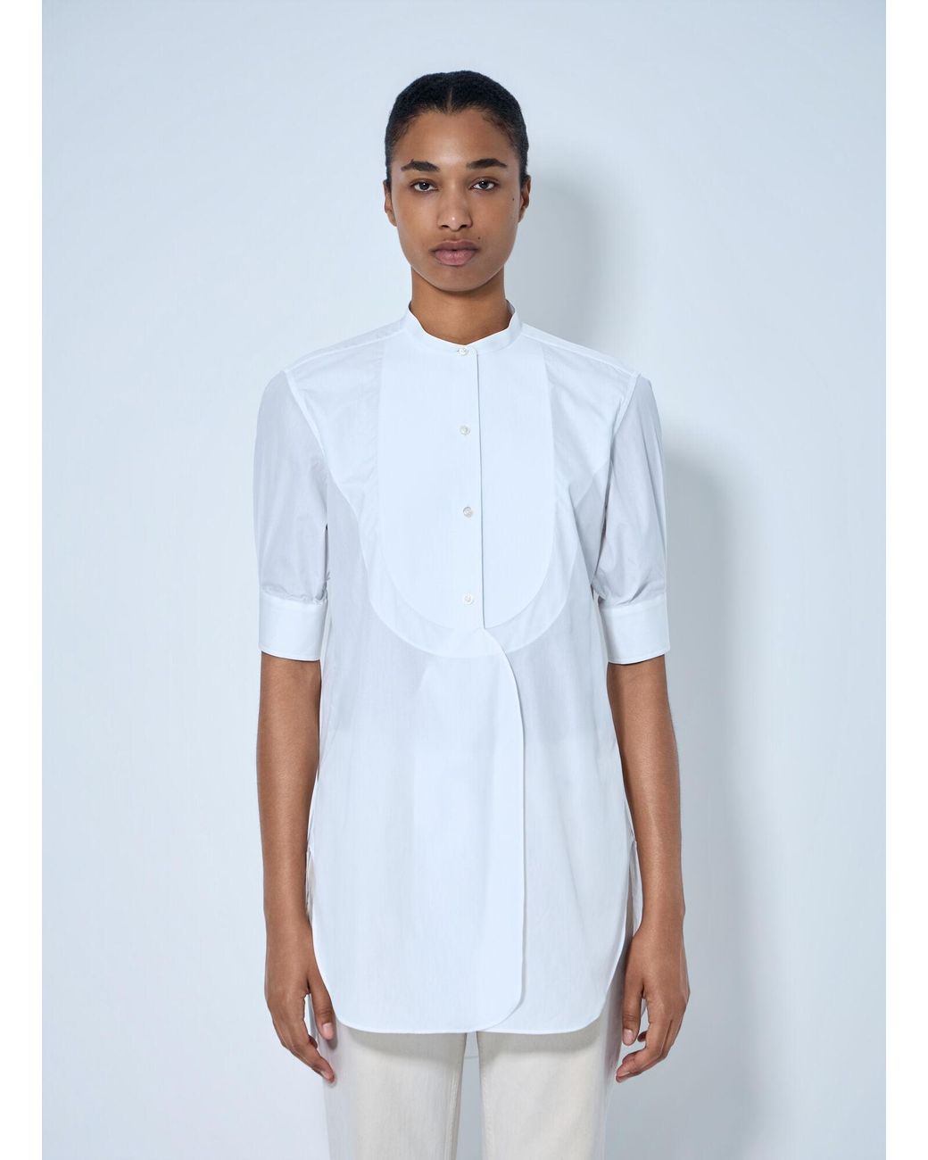 The Row White Elaris Shirt