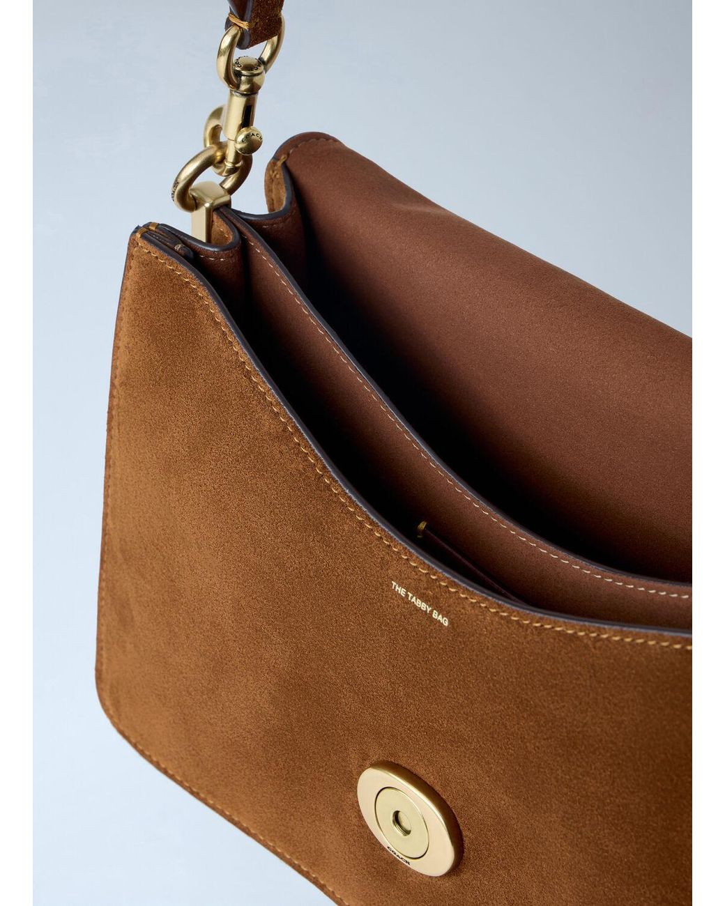 COACH Blue Chain Tabby Shoulder Bag