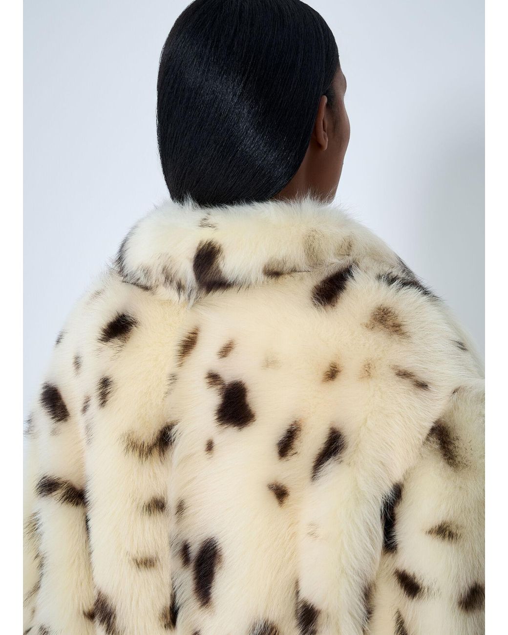 Prada White Shearling Coat
