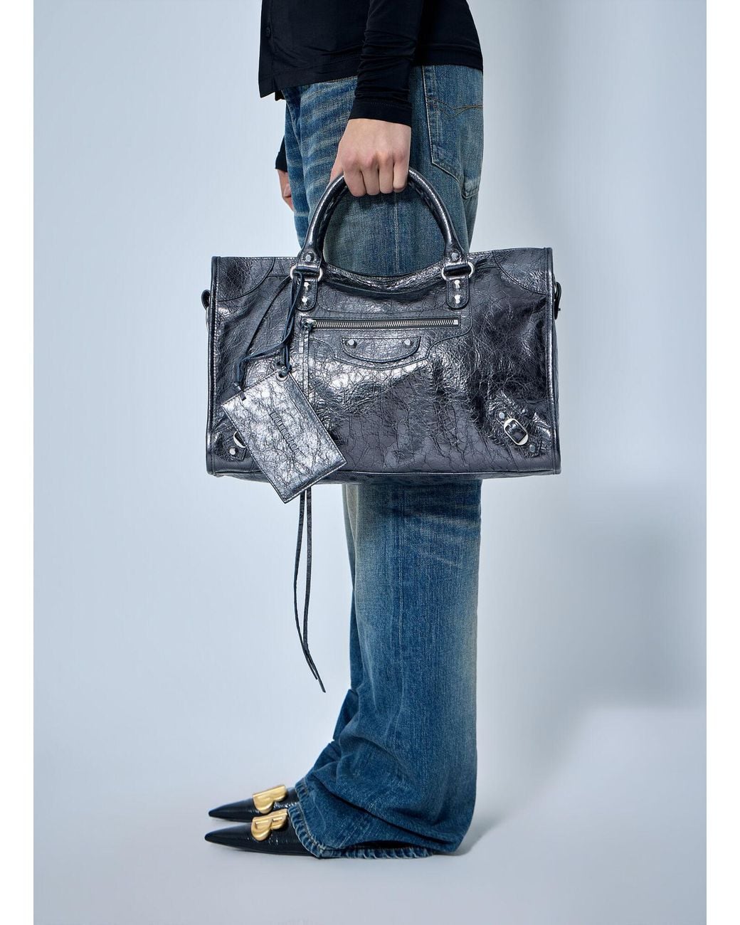 Balenciaga Blue Le City Bag Medium
