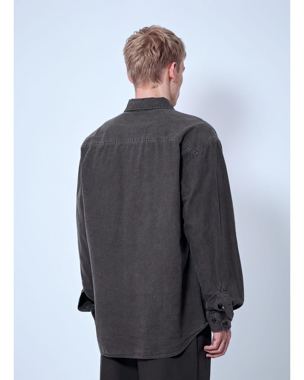 The Row Gray Sadel Shirt for men