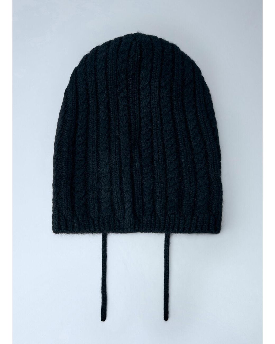 Moncler Blue Cable Knit Balaclava
