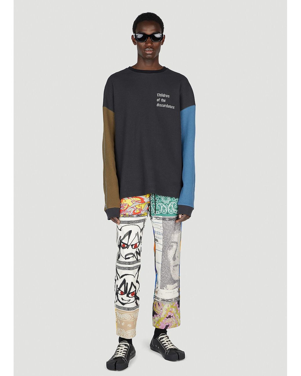 Children of the discordance Multicolor ×Yagi Bandana Pants for men