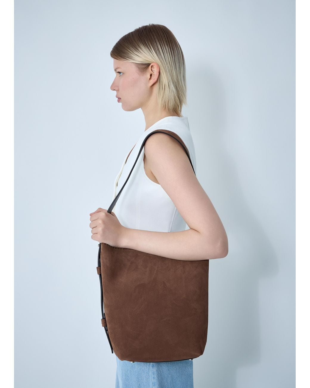 Max Mara Brown Archetip Handbag