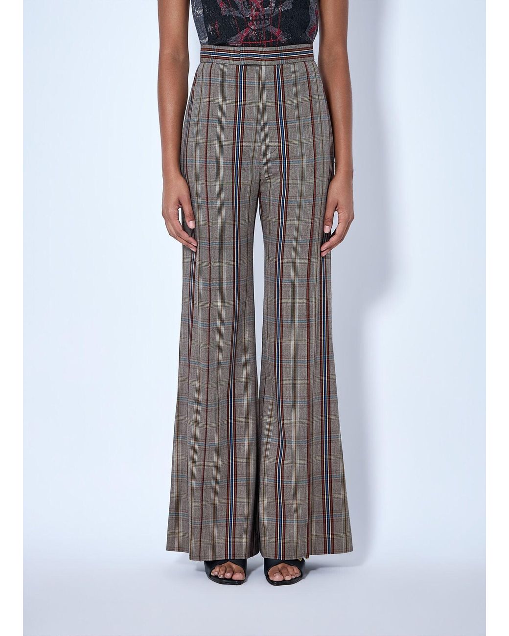 Vivienne Westwood Natural Wide Leg Trousers