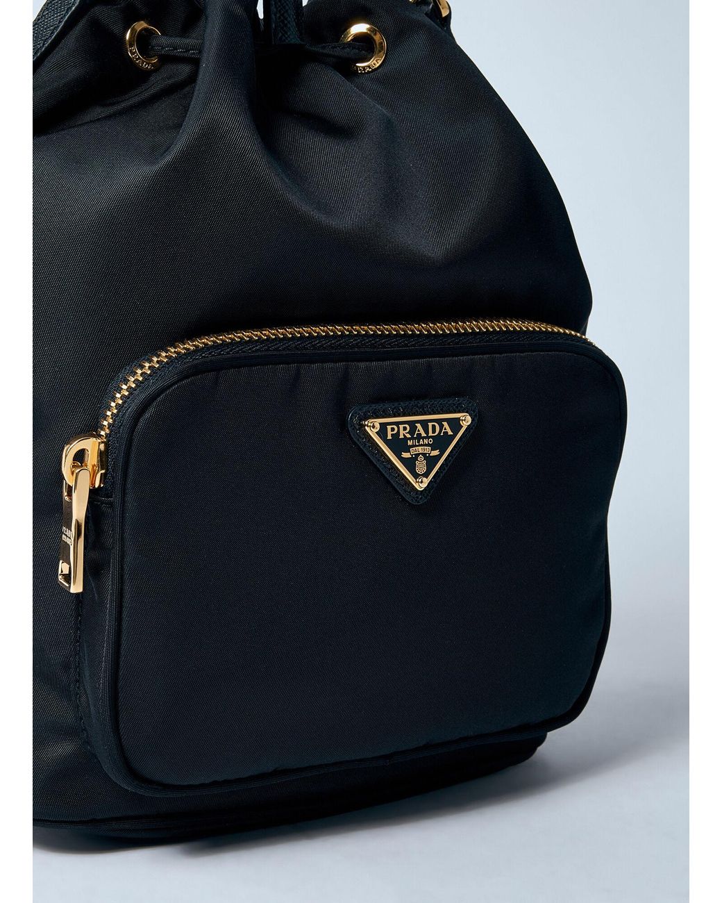 Prada Blue Re-Nylon Bucket Bag