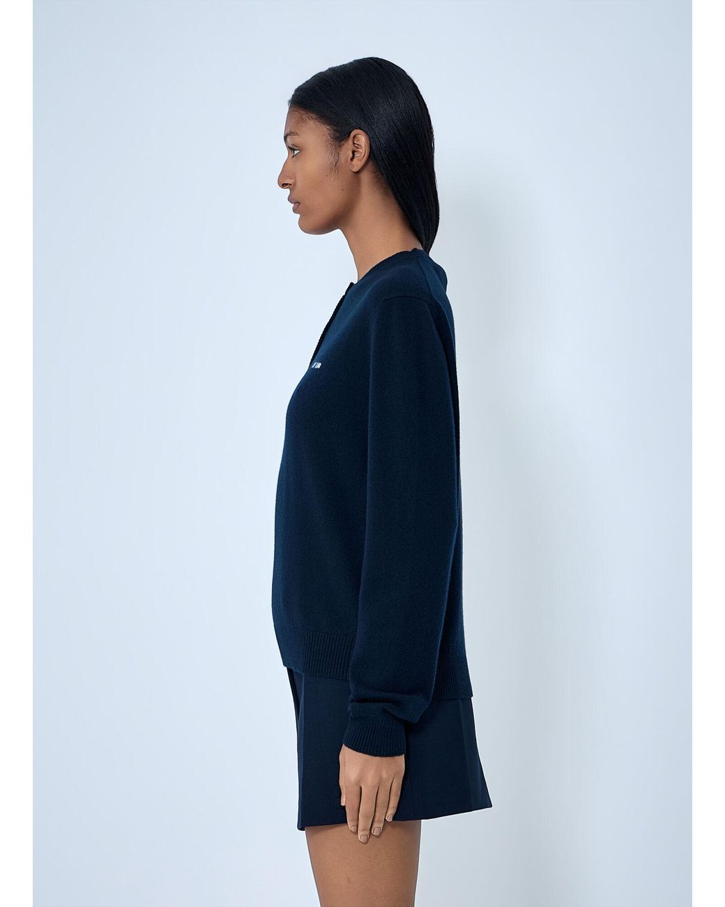 Miu Miu Blue Cashmere Sweater
