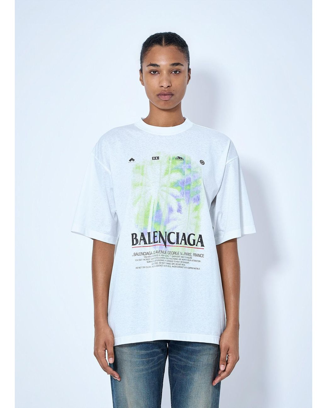Balenciaga White The Window T-Shirt