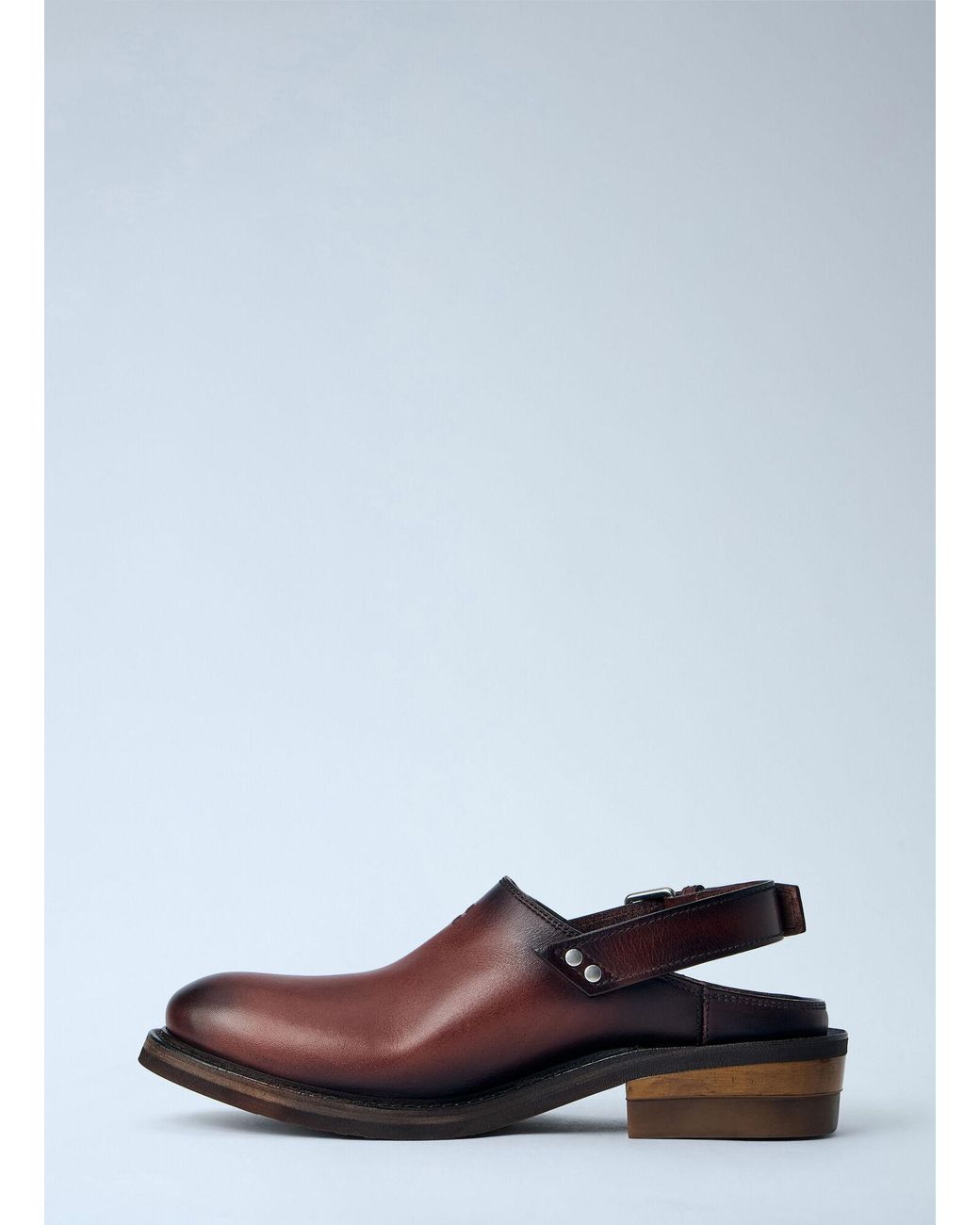 Miu Miu White Foule Leather Mules