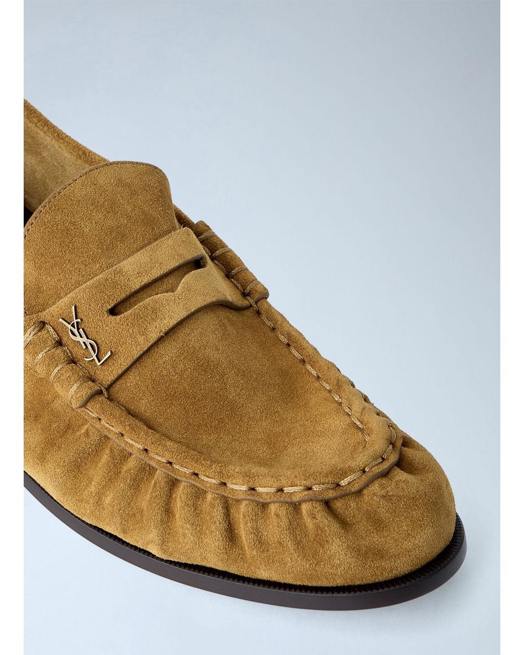 Saint Laurent White Le Loafer 15 for men