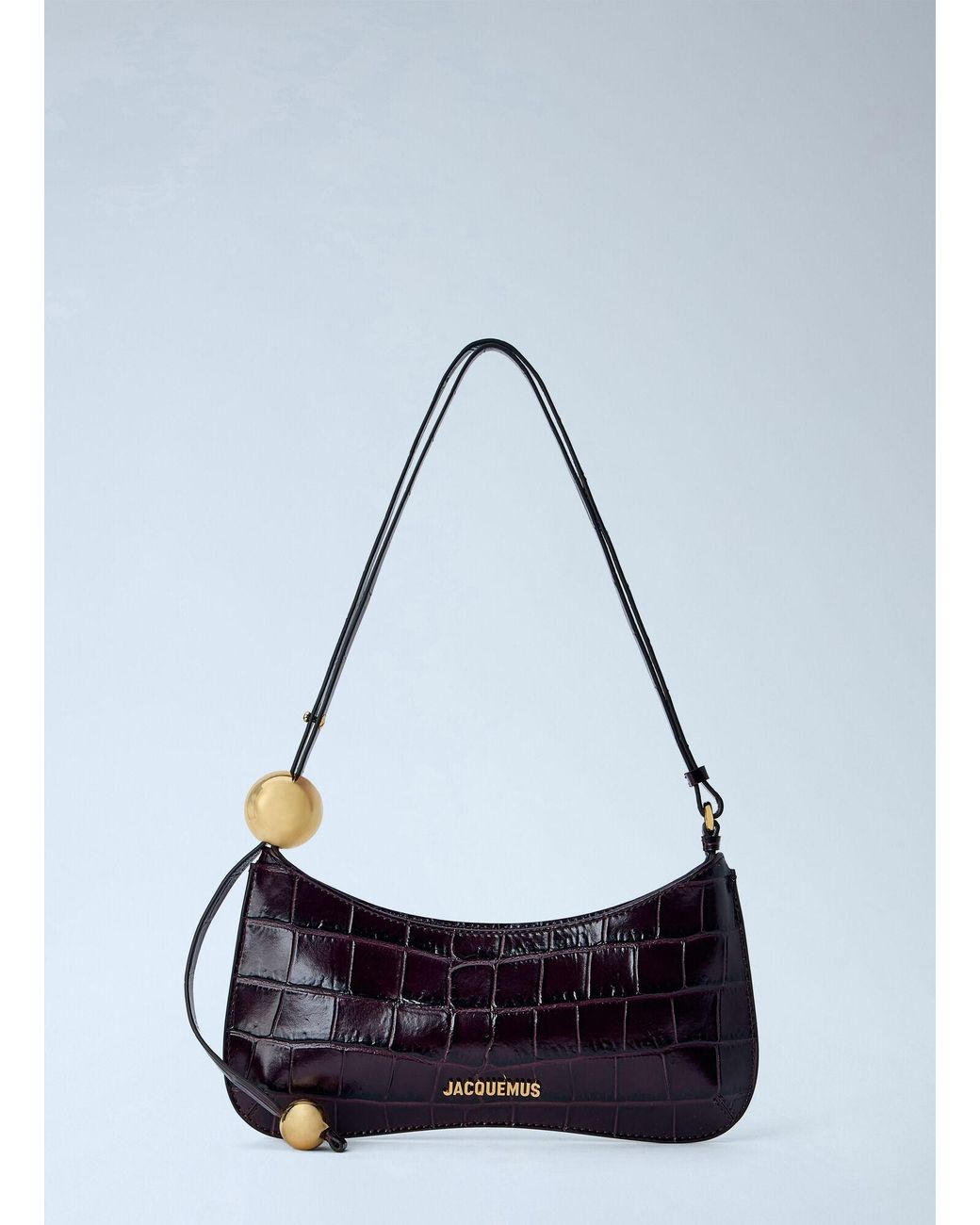 Jacquemus Gray Le Bisou Perle Shoulder Bag