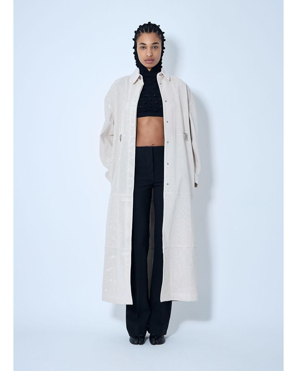 Sportmax Blue Stretch Finish Pants