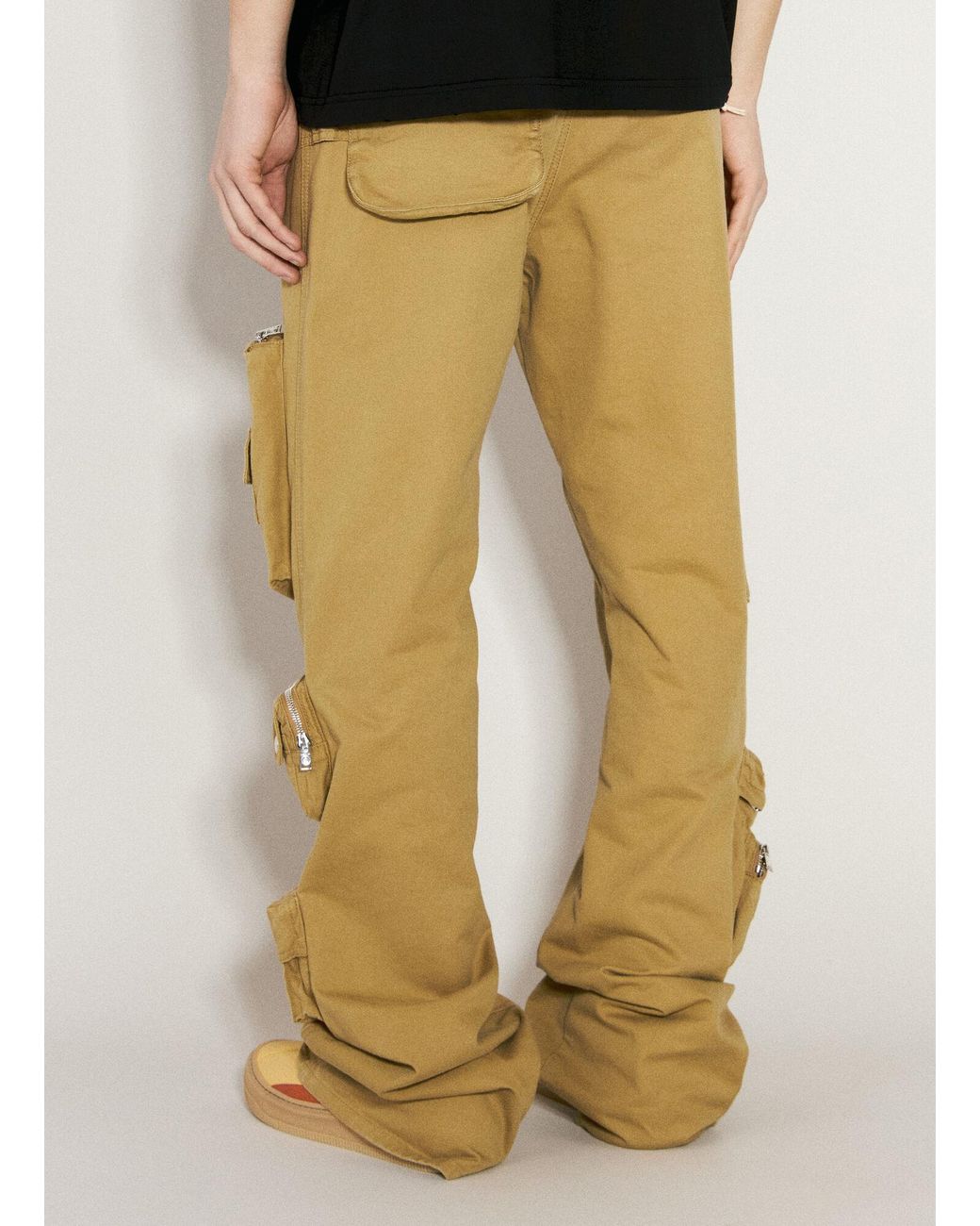 Lanvin x Future Yellow Utility Pockets Pants for men