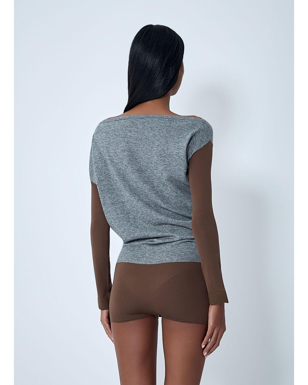 Kiko Kostadinov Blue Heiss Knit Bodysuit