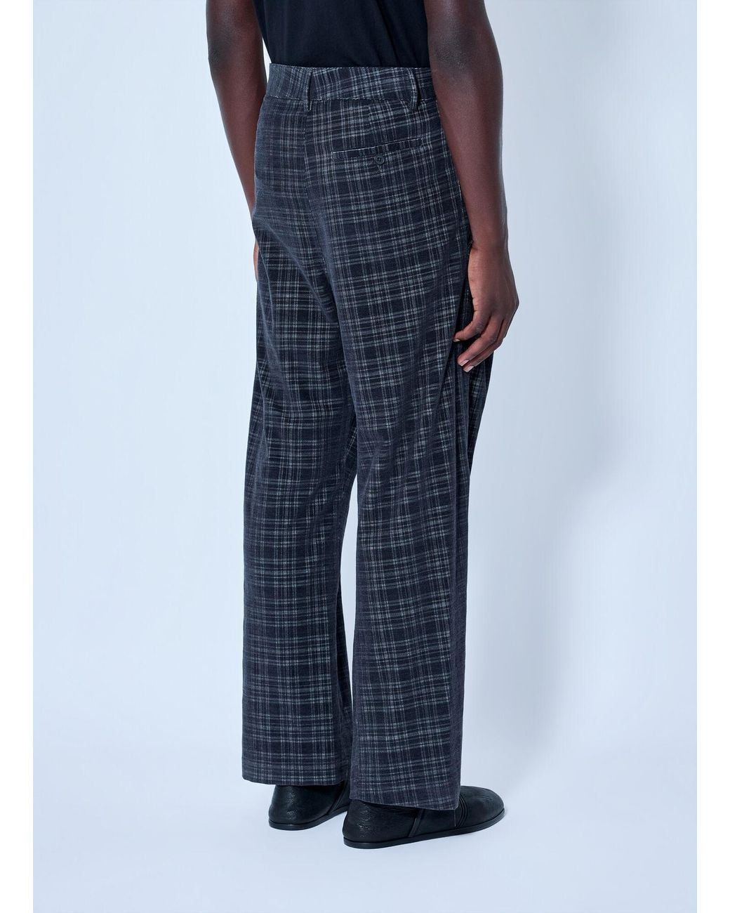 Vivienne Westwood Blue Straight Drunken Trousers for men