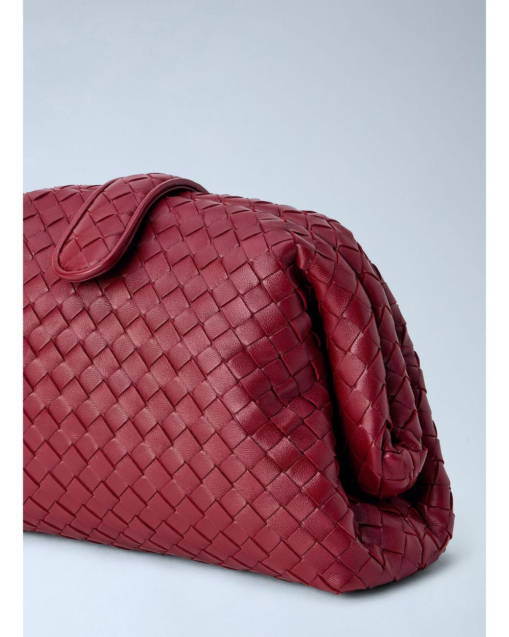 Bottega Veneta Red Small Lauren Shoulder Bag