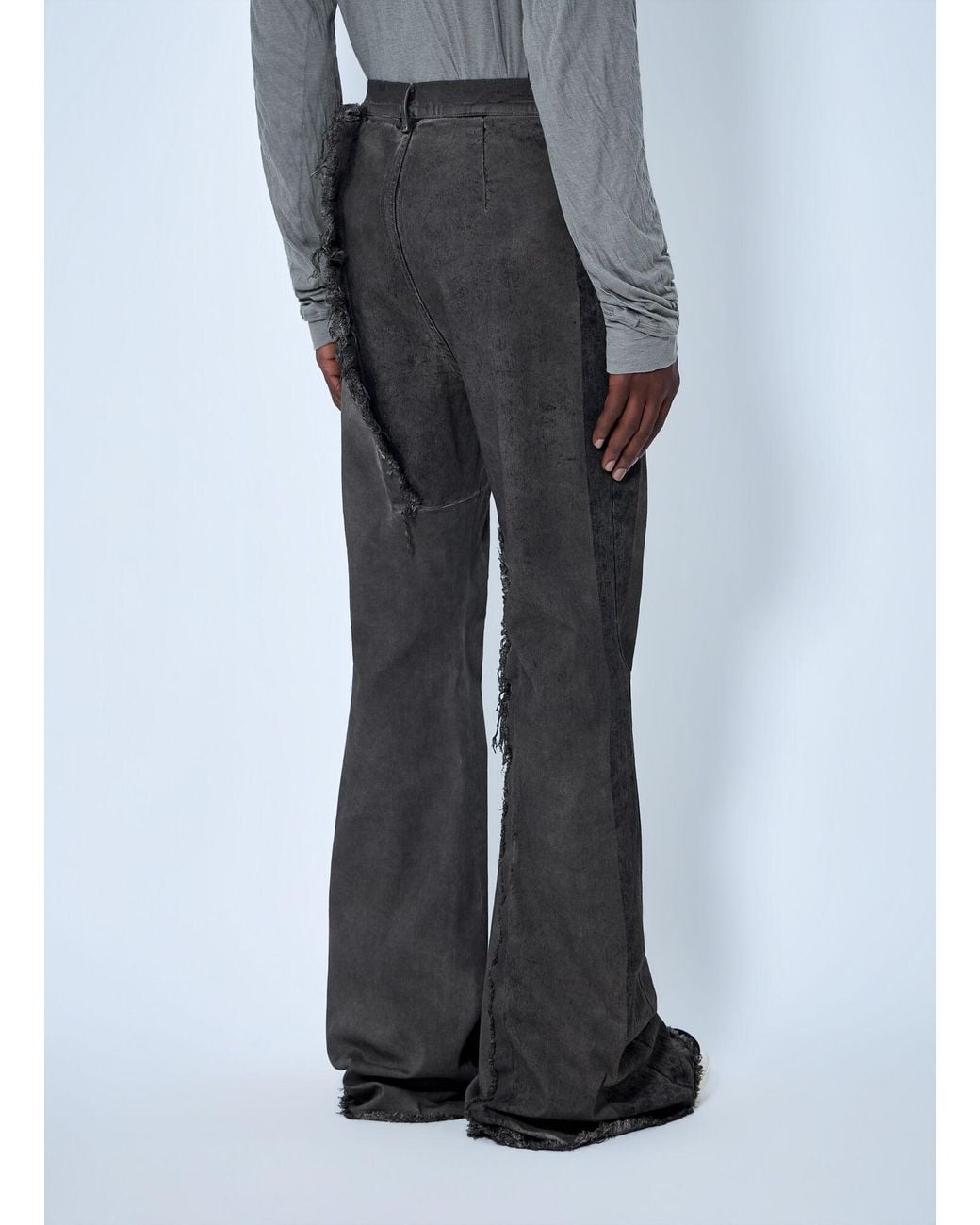 Rick Owens Gray Bolan Bootcut Jeans for men