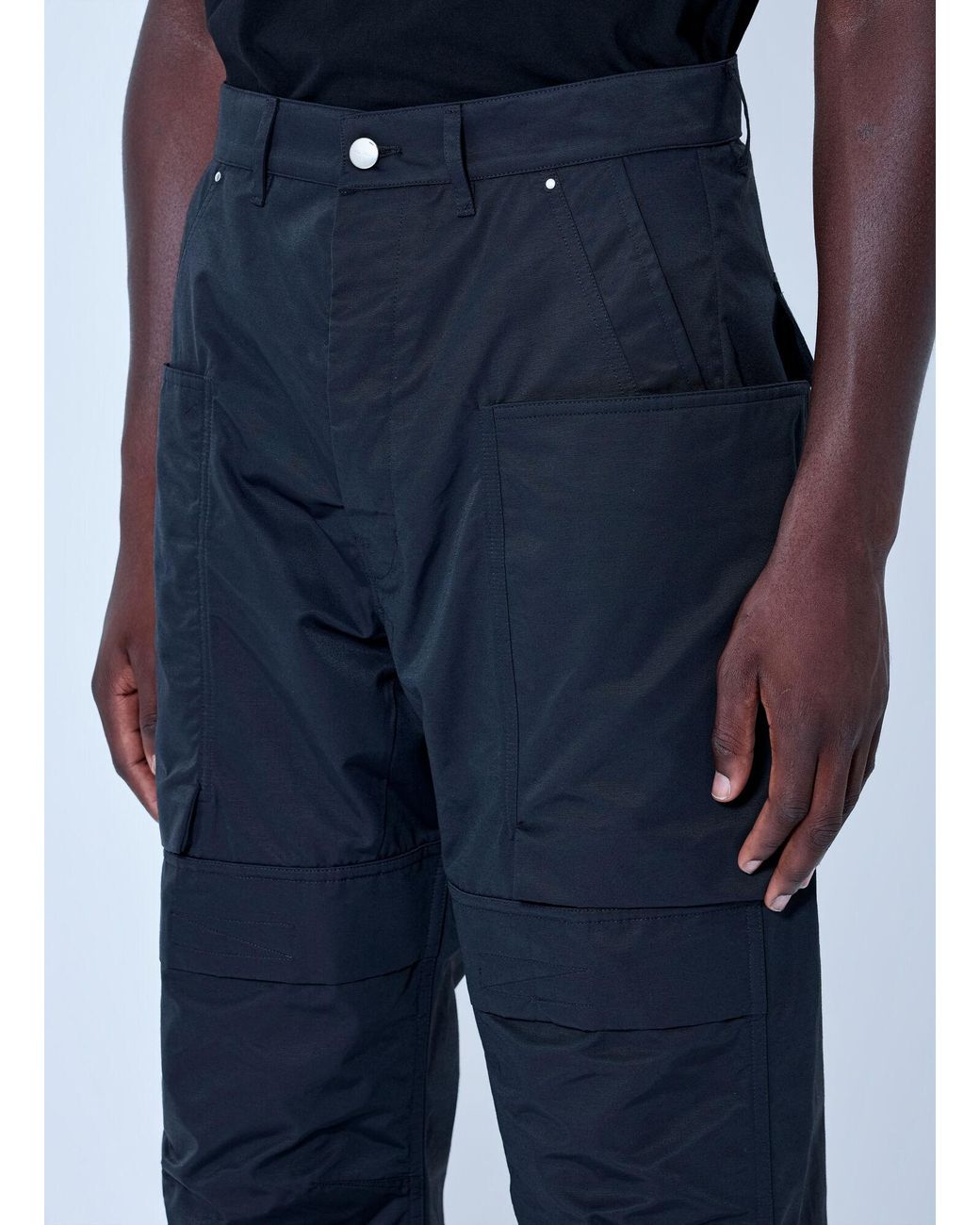 Rick Owens Blue Stefan Cargo Pants for men