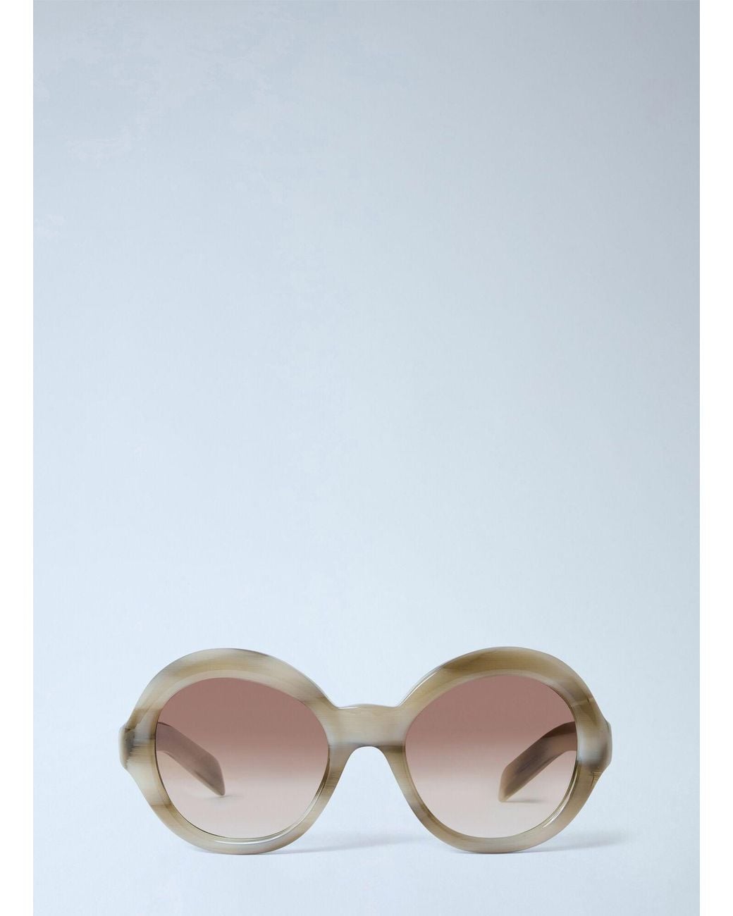 Prada White Pr D08Su Round Sunglasses