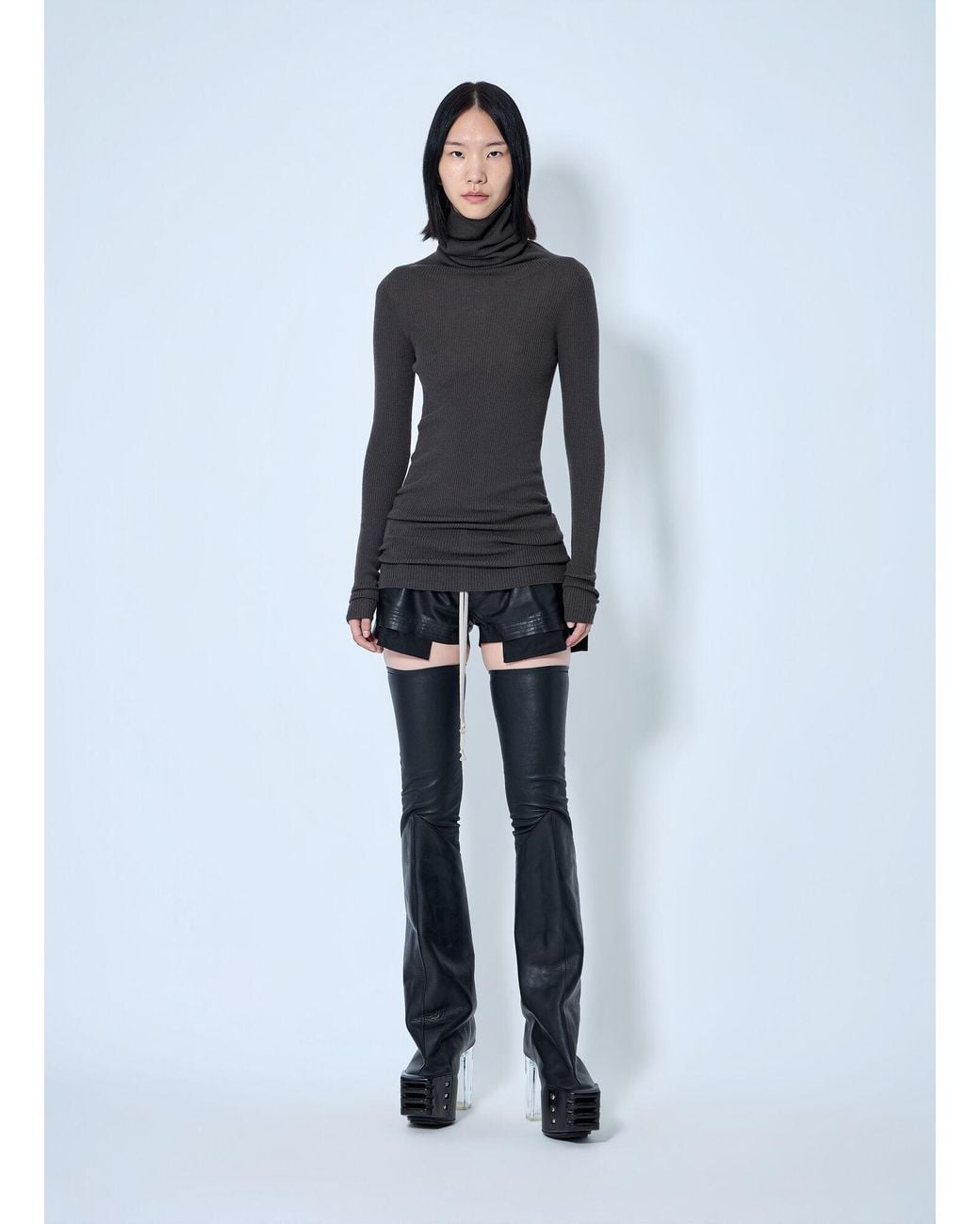 Rick Owens Blue Ls Tube Top