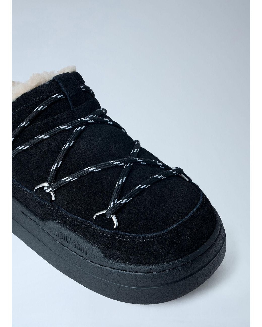Moon Boot Black Mb Park Slipper Mules