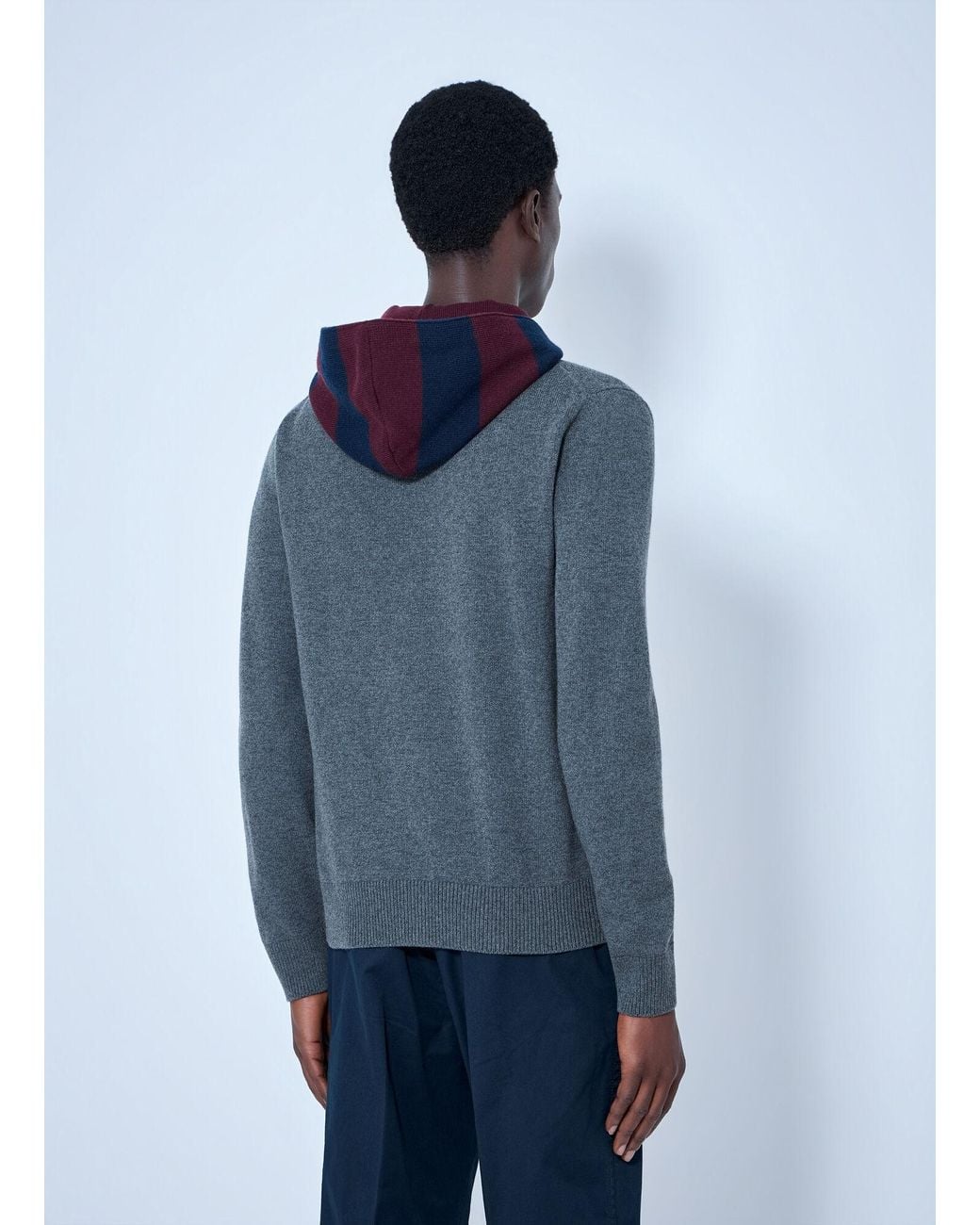 Moncler Blue Zip-Up Hoodie for men