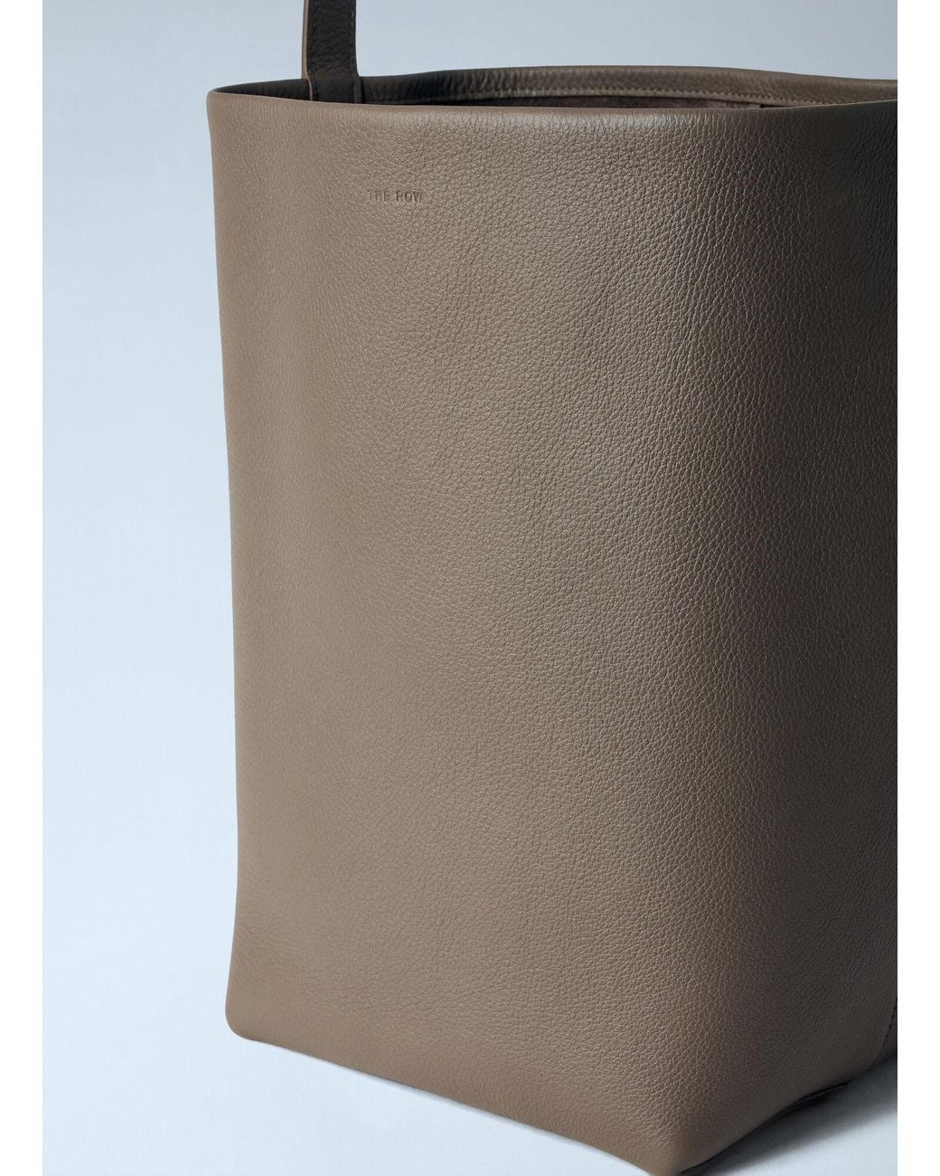 The Row Gray Medium N/S Park Tote Bag
