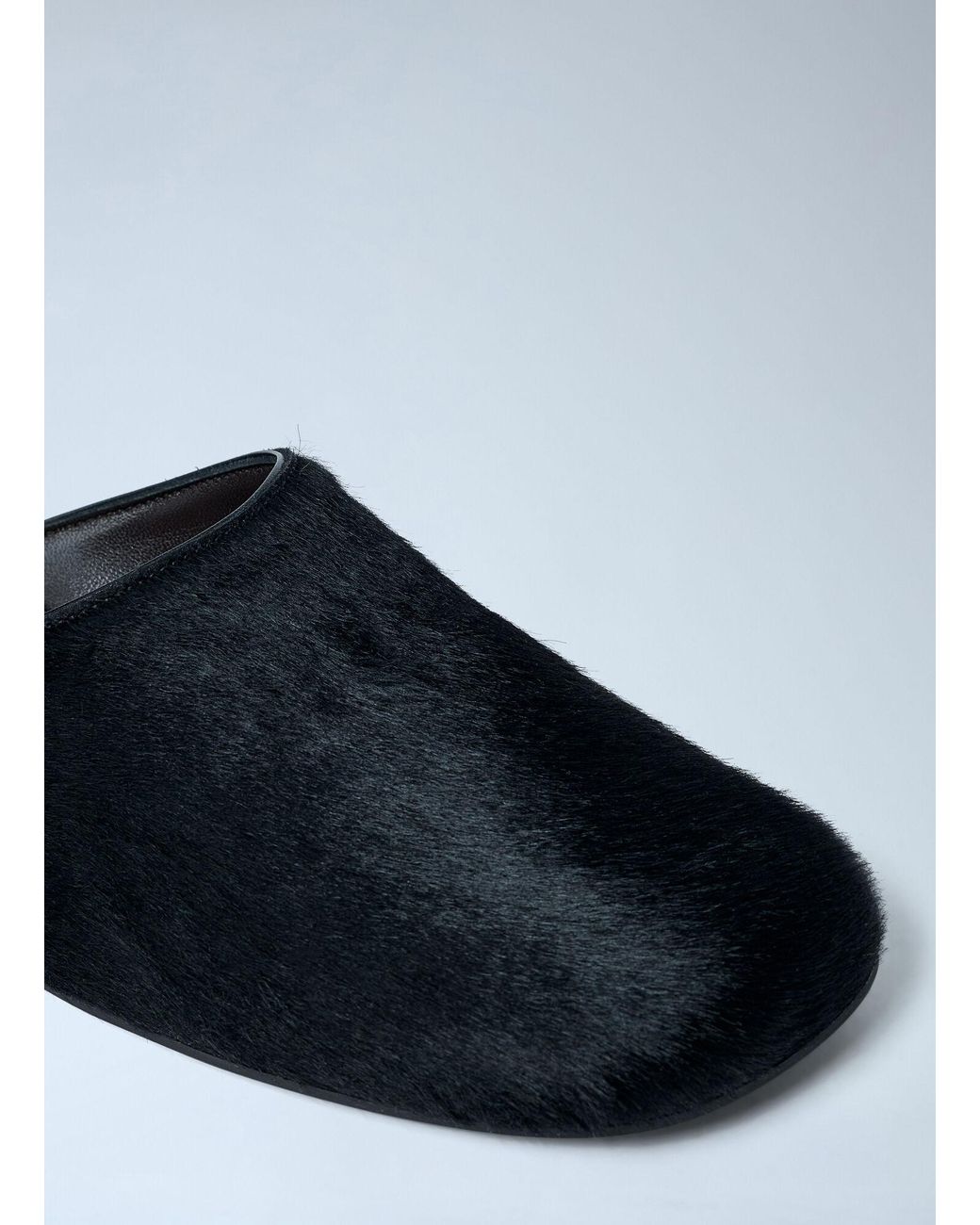 The Row Black Penelope Mules