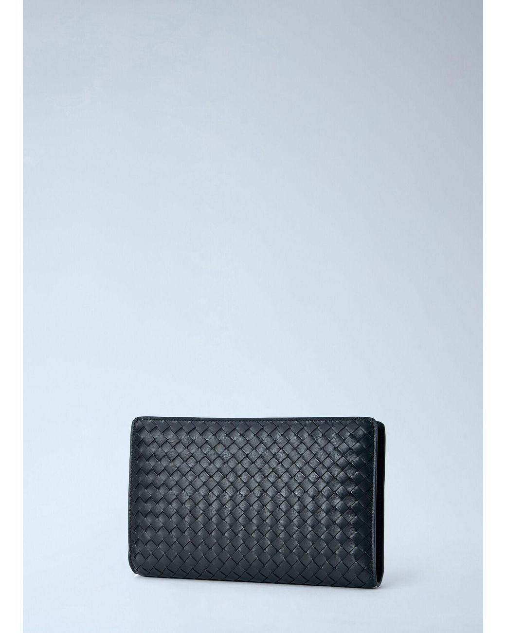 Bottega Veneta Blue Agenda Clutch