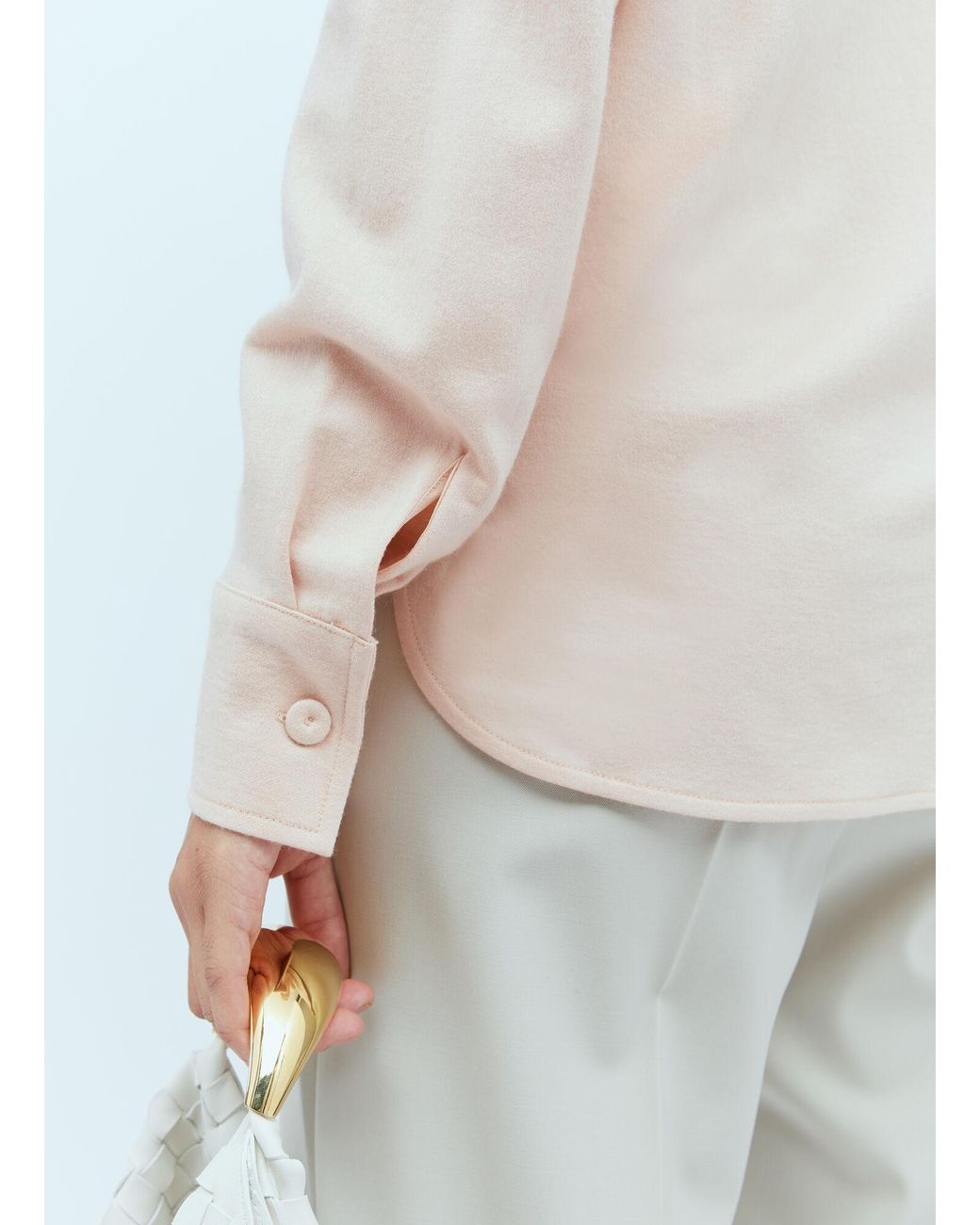 Max Mara White Wool Shirt