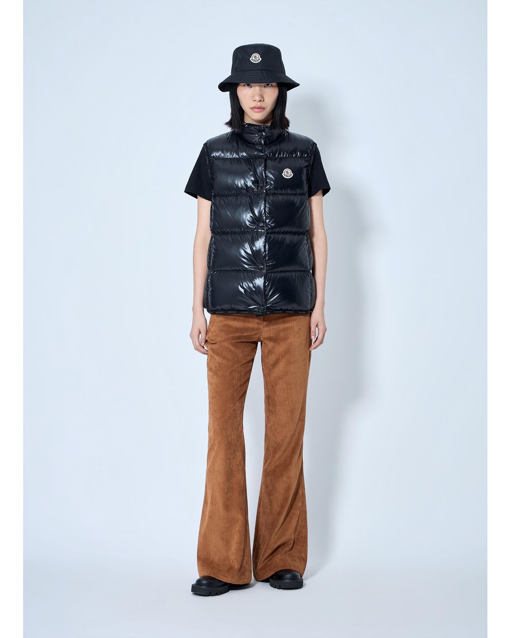 Moncler Brown Corduroy Flared Trousers