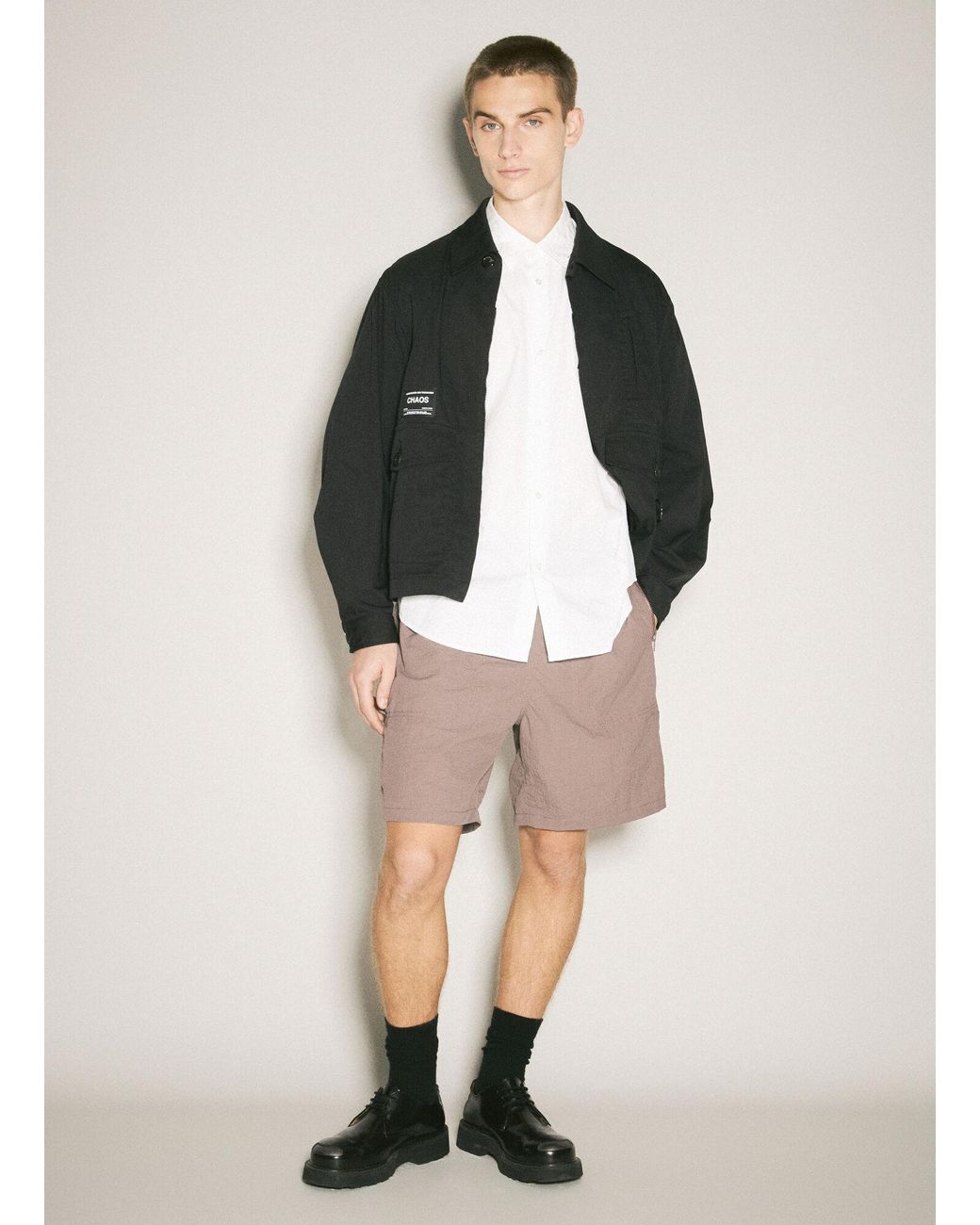 Undercover White Logo Patch Shirt for men