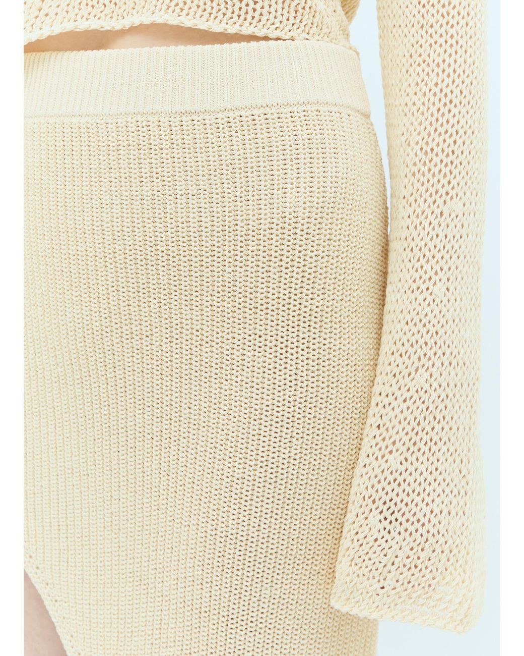 AYA MUSE Natural Dai Midi Skirt
