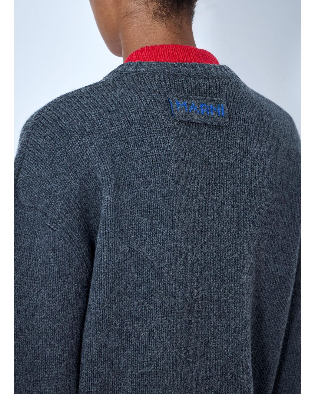 Marni Blue Roundneck Sweater
