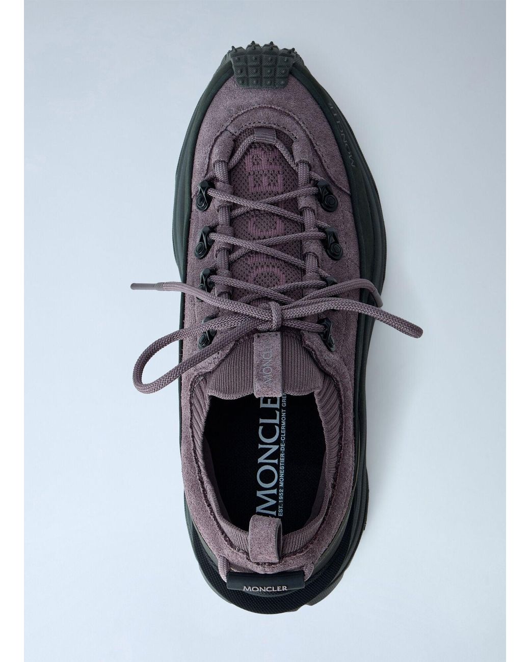 Moncler Black Trailgrip Lite3 Low Top Sneakers