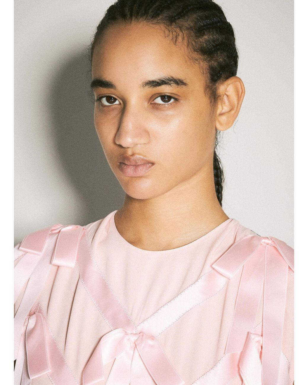 Prada Pink Sablã Midi Dress