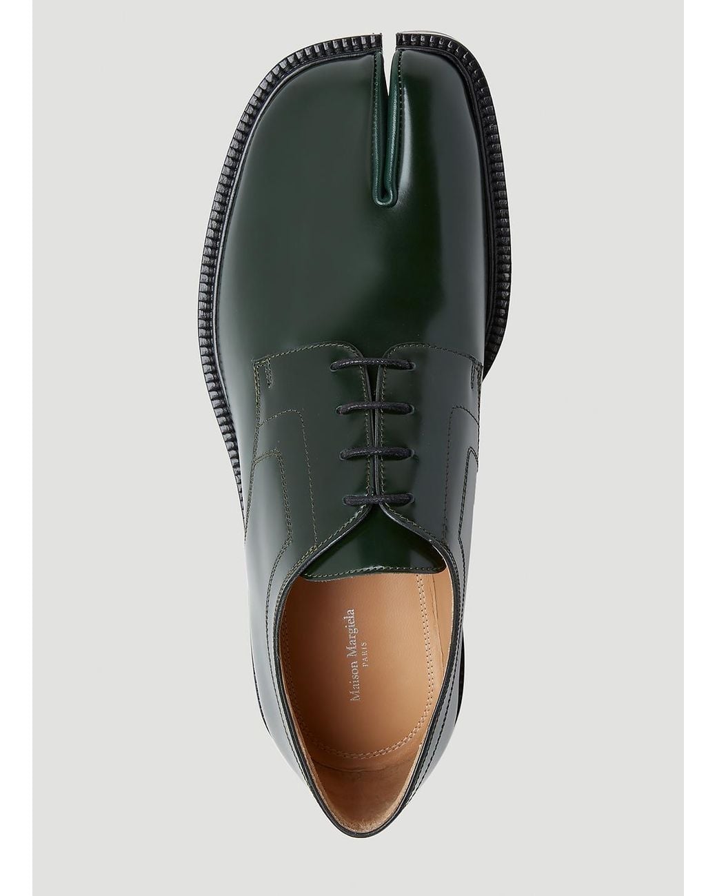 Maison Margiela Tabi Lace-up Shoes in Green for Men | Lyst display picture 1