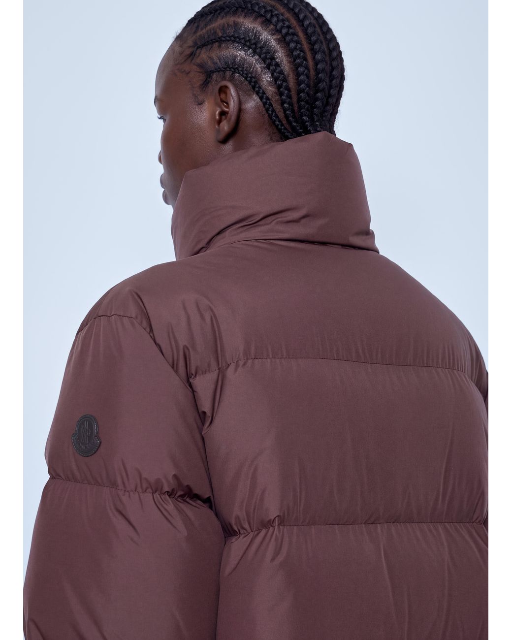 Moncler Purple Vivantesse Short Down Jacket