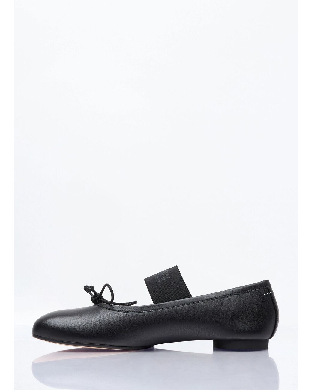 MM6 by Maison Margiela White Anatomic Ballerina Shoes