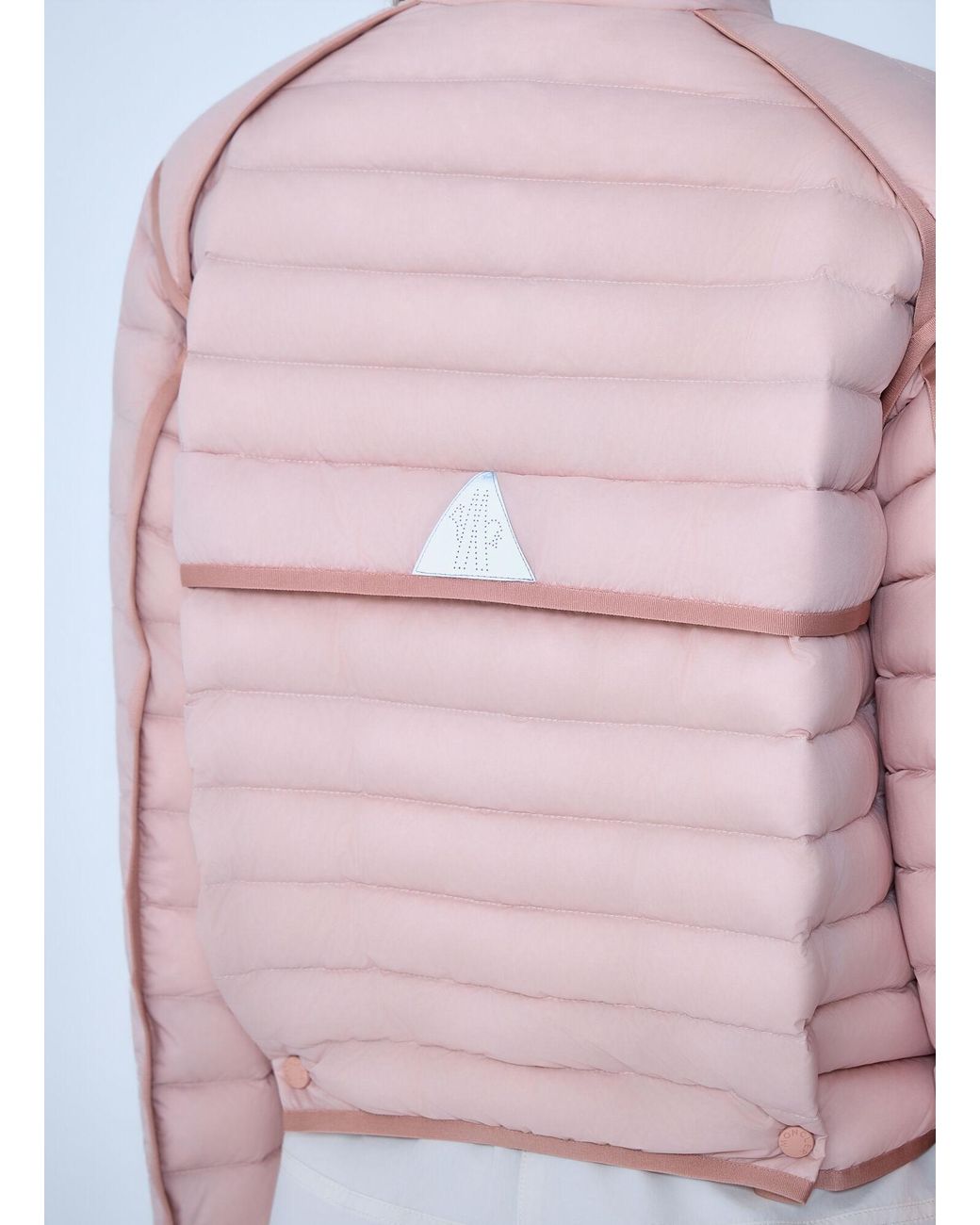 Moncler Red Madulain Down Jacket