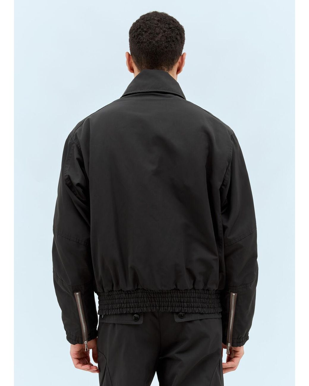 Dries Van Noten Viller Bomber Jacket in Gray for Men | Lyst