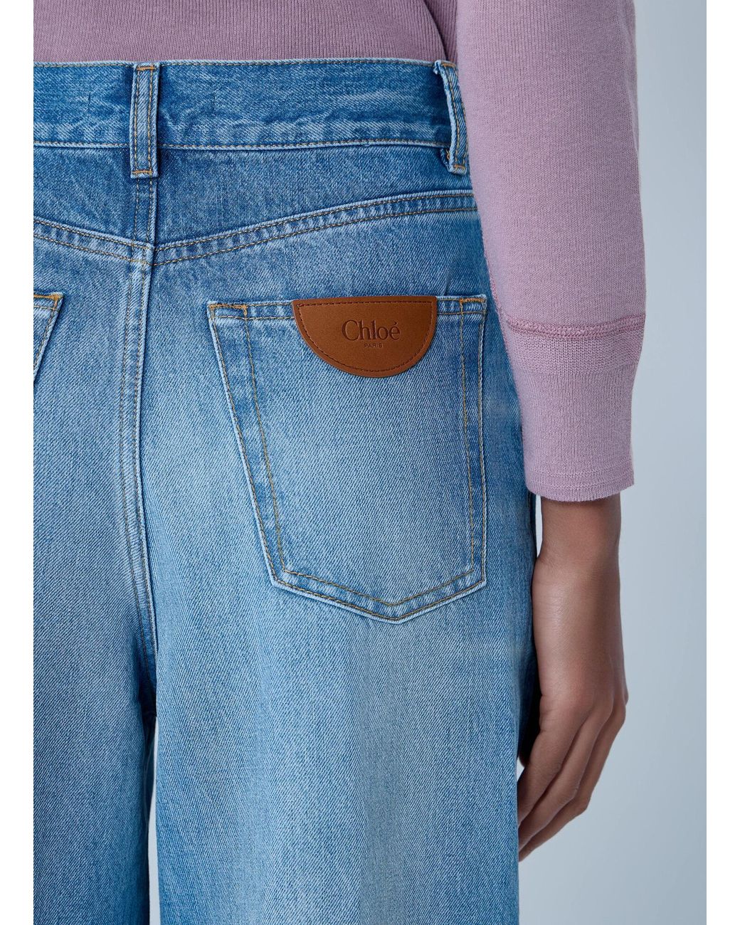 Chloé Blue Chloã High-Rise Denim Jeans