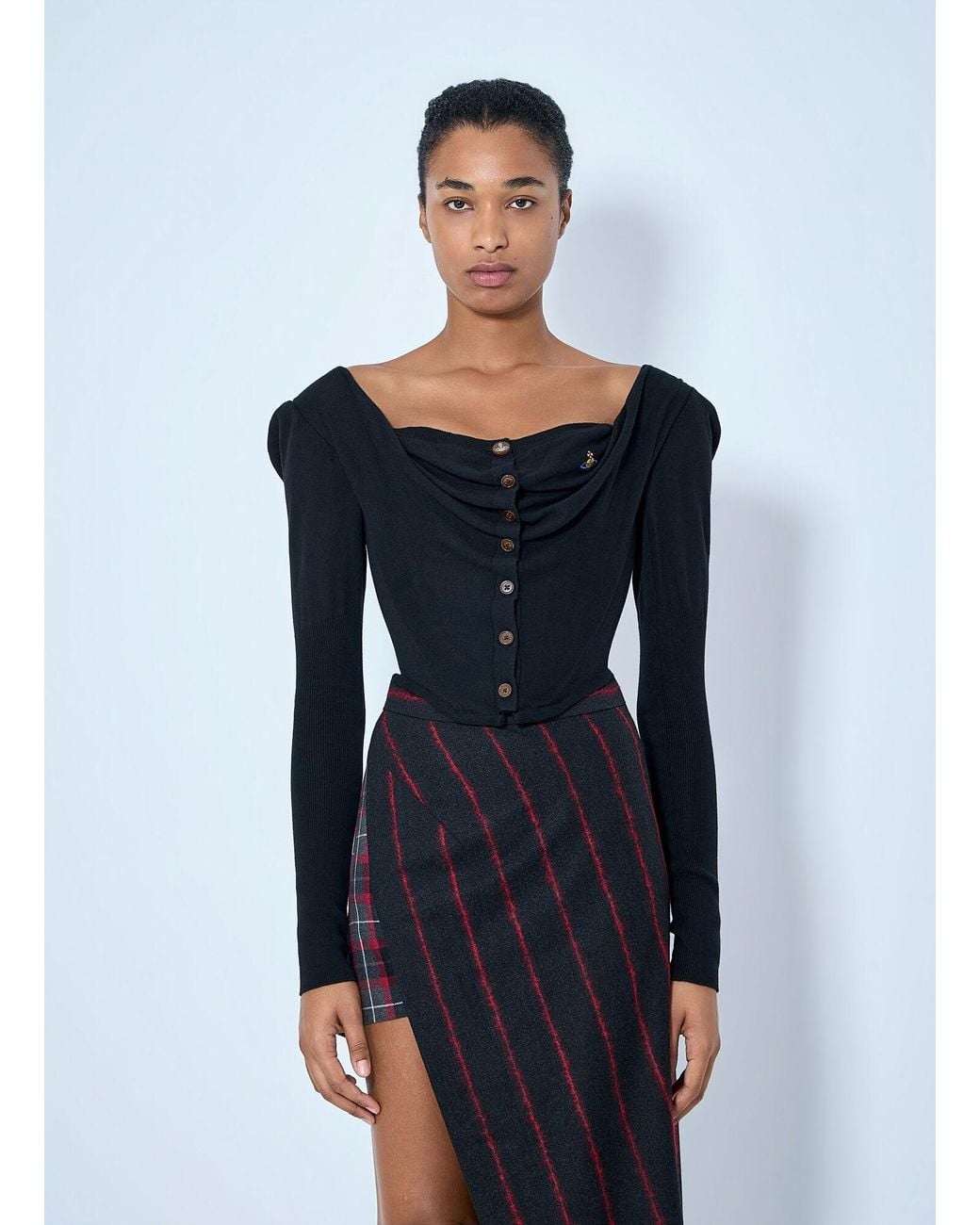 Vivienne Westwood Black Bea Corset Cardi