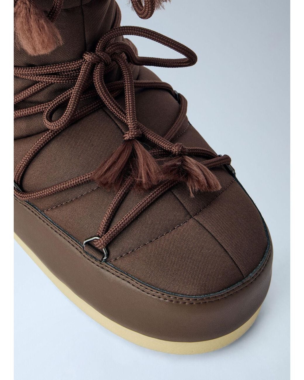 Moon Boot Brown Evx Light Nylon Boots