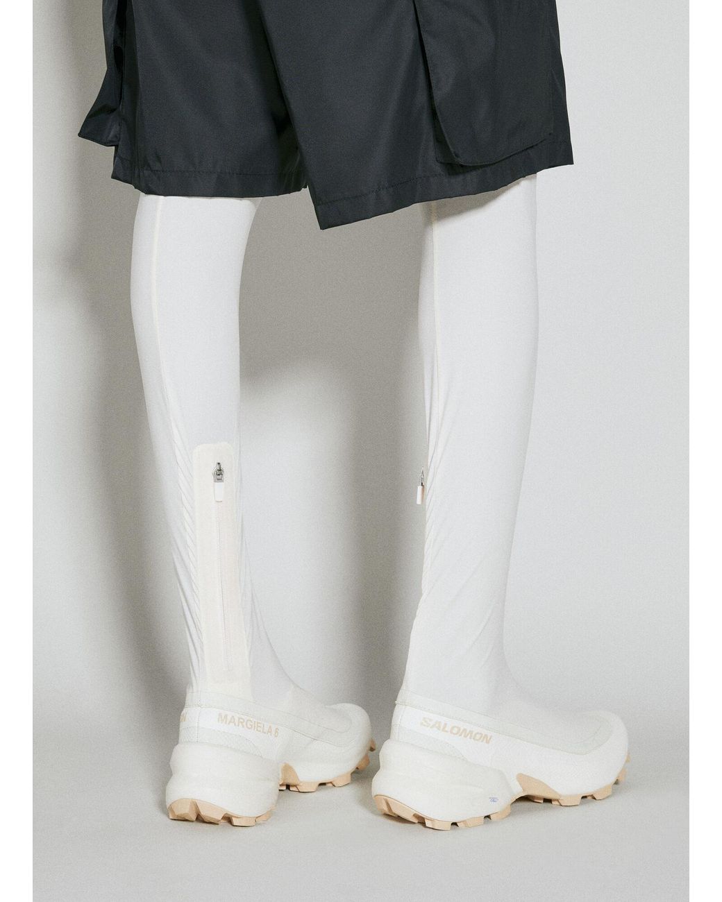 MM6 Maison Margiela x Salomon Thigh High ハイブーツ クリーム MM6 Maison Margiela x Salomon Thigh High Boots - Man Boots