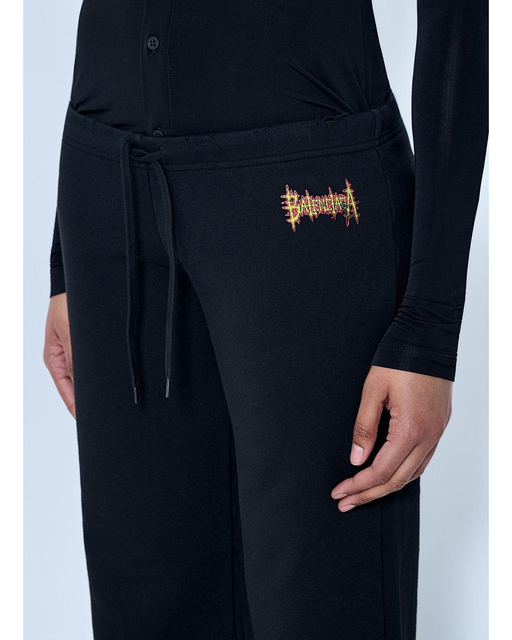 Balenciaga Blue Low Waist Sweatpants