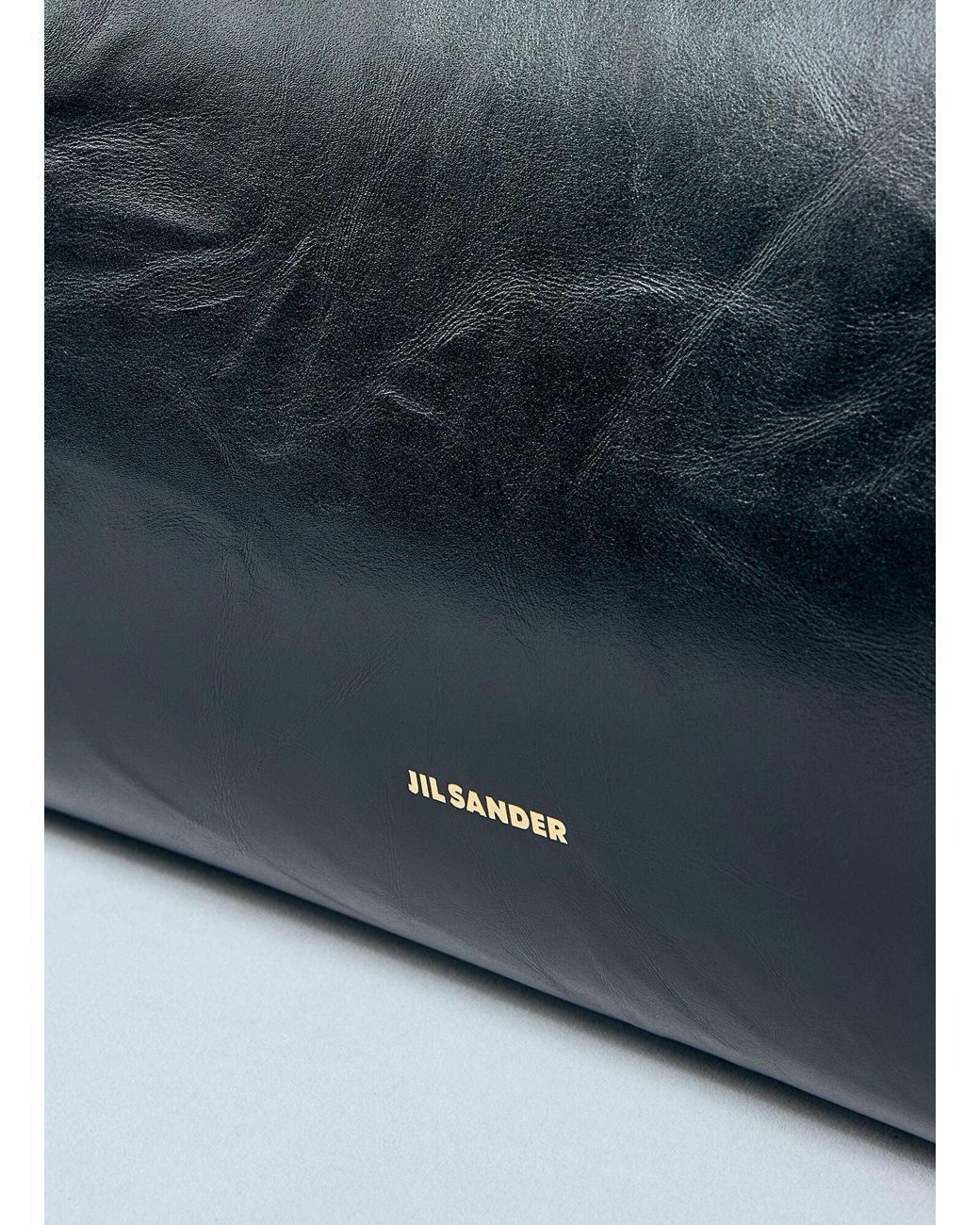 Jil Sander Blue Medium Goji Pillow Handbag