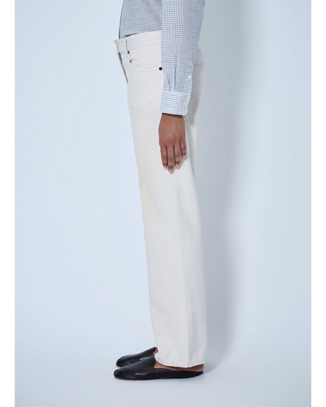 The Row White Fargo Jeans